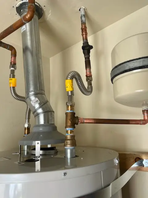 Water heater installation and plumbing repair in North Coventry
